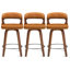 Tabouret de comptoir pivotant 26 po Carylon-94298551