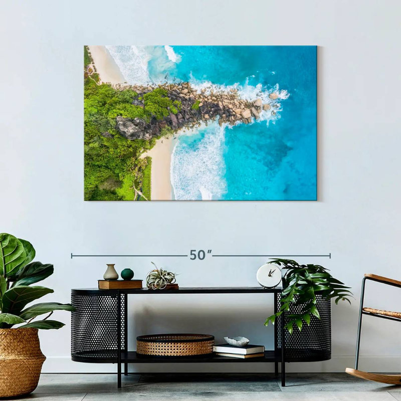 Gillard La Digue Seychelles, H 30 po x l 45 po