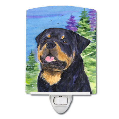 Rottweiler Ceramic Night Light