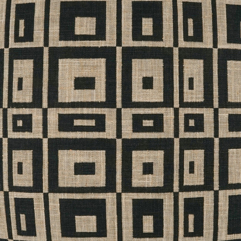 Cubic Pillow Cover & Insert, Raven, Bolster 14"H x 42"W
