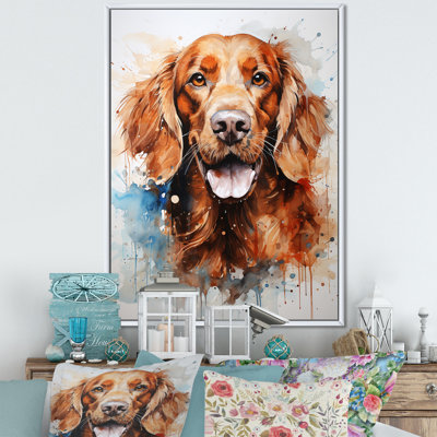 " Dog Irish Setter Impressions III "