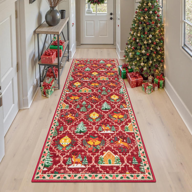 Tapis de Noël, Tapis de couloir 2 pi x 6 pi
