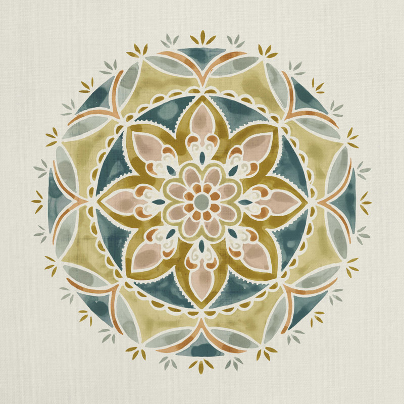 Summer Mandala III, H 36 po x l 36 po x P 1,25 po