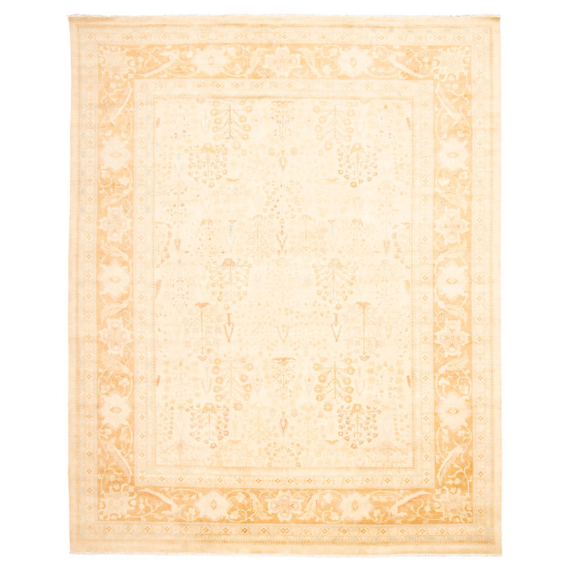 Arabelle One-of-a-Kind 12'3" X 15'4" New Age Wool Area Rug in Ivory