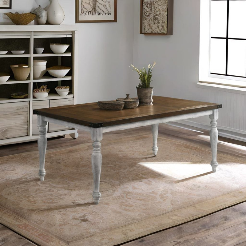 Jacquelline Solid Wood Base Dining Table
