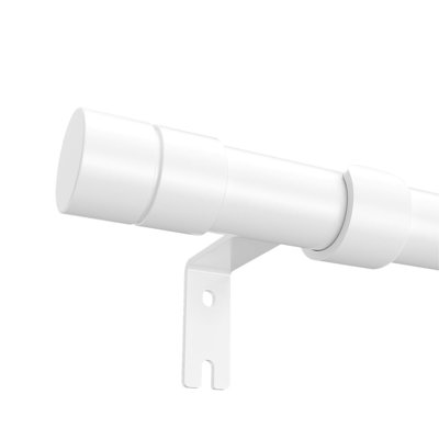 Curtain Poles For Window, Metal Extendable Curtain Poles 81 To 118 Cm, For Eyelet Curtains
