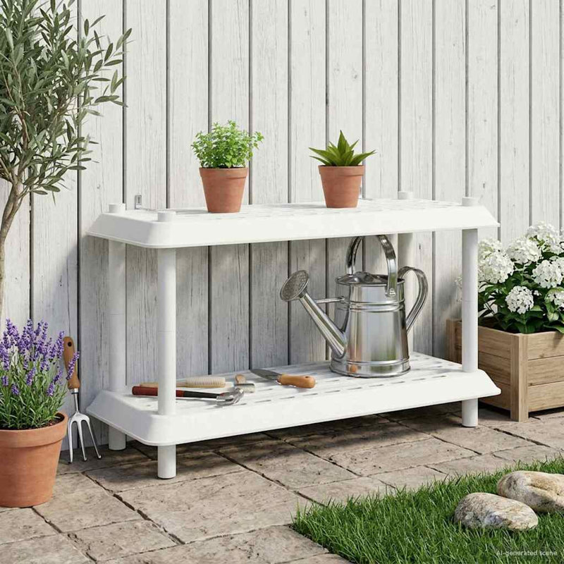 100 cm W Shelving Unit, 55.5cm H x 100cm W x 40cm D, White