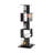 Multi-Function Rotating Bookshelf, Floor Rack With Acrylic Plate-1781637044-1781636169