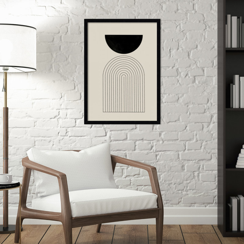Aceton Bab No 1 par le studio MIUUS, reproduction d'art encadrée, Noir, L 18 po x H 25 po