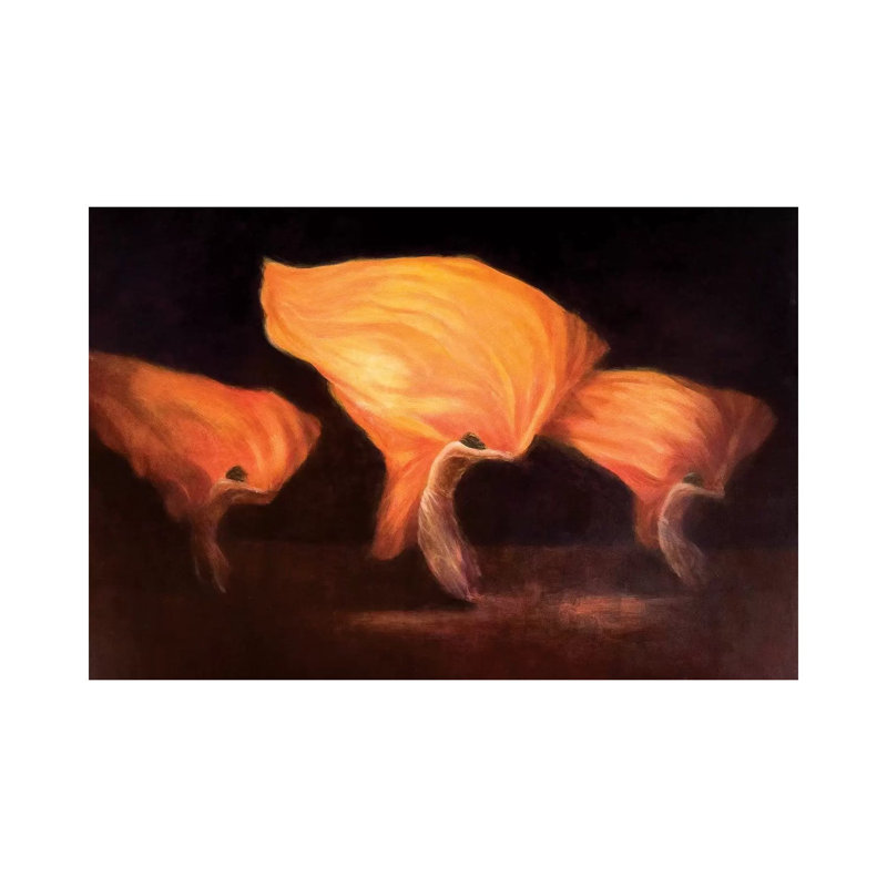 Chinese Dancers 1 Piece Wrapped Canvas Painting, 20.32 cm H x 30.48 cm W