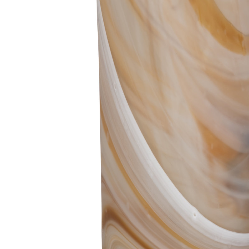 Bouteille en verre Nilda Sutton, Gris, 16"