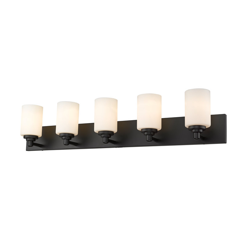 Beckmann 5 - Light Dimmable Vanity Light, Matte Black