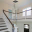 Cocoon 10 - Light Unique Rectangle LED Dimmable Pendant Long Staircase Chandelier
