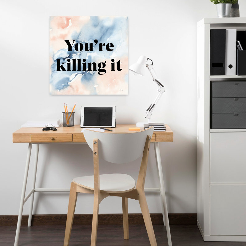 «It's Killing It», art contemporain abstrait, H 18 po x l 18 po