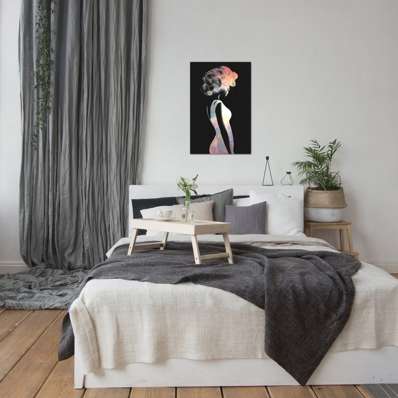 « from above », impression sur toile tendue, H 12 po x l 8 po x P 0,75 po