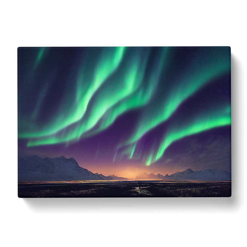Fabulous Northern Lights - Wrapped Canvas, 50cm H x 76cm W x 3cm D