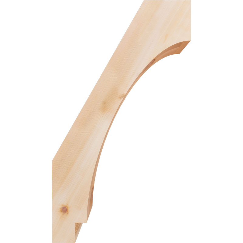 Imperial Knee Brace, Western Red Cedar, Smooth, 28" H x 5.5" W x 16" D