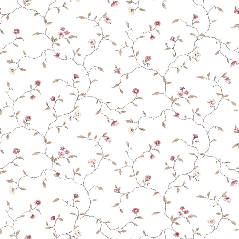 Angelos 10m x 53cm Matte Wallpaper Roll, Burgundy