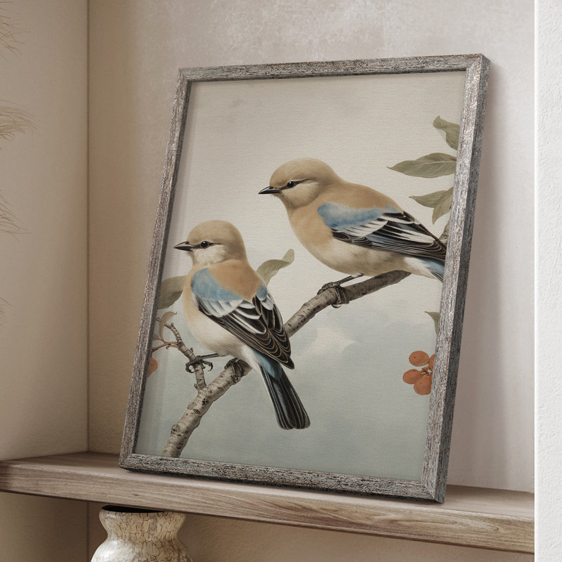«Vintage Animal Print», reproduction encadrée en bois massif, H 11 po x l 9 po