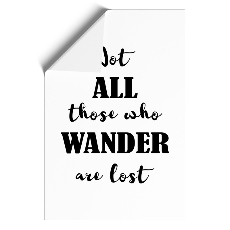 Those Who Wander - Frameless Print, 84cm H x 59cm W x 0.1cm D