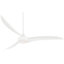 65" 3 - Blade LED Propeller Ceiling Fan with Remote Control and Light Kit Included