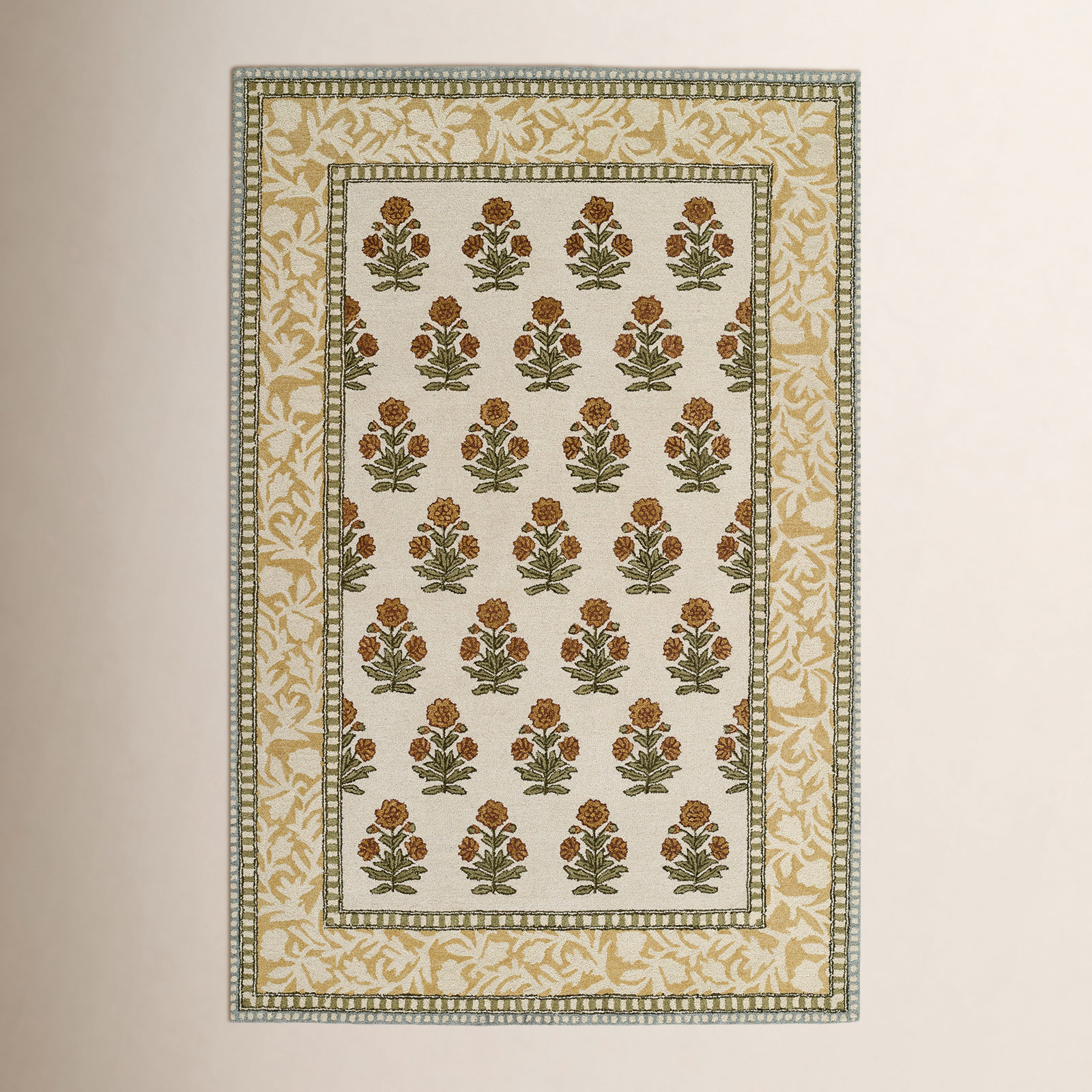 Alice Hand-Tufted Floral Wool Rug, 9' X 12'