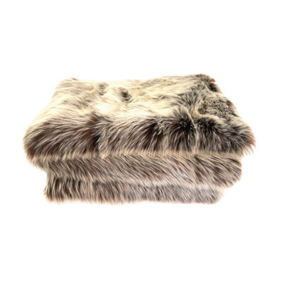Premium Luxury Faux Sheepskin Fur Throw Blanket