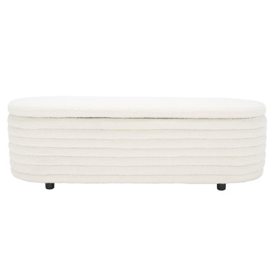 Delray Upholstered Flip Top Storage Bench