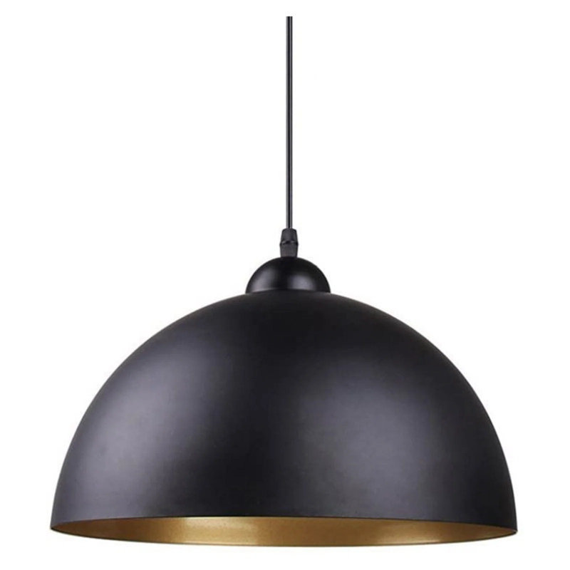 Modern Industrial Cooktop Lid Pendant Light-2 x Vintage Pendant Lamp Dia 30cm Lamp Iron Chandelier Pendant Lamp E27 Lamp Holder Ceiling Light for Kitchen Living Room-Black Gold