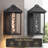 11.73" Led Outdoor Wall Light With Dusk To Dawn Sensor