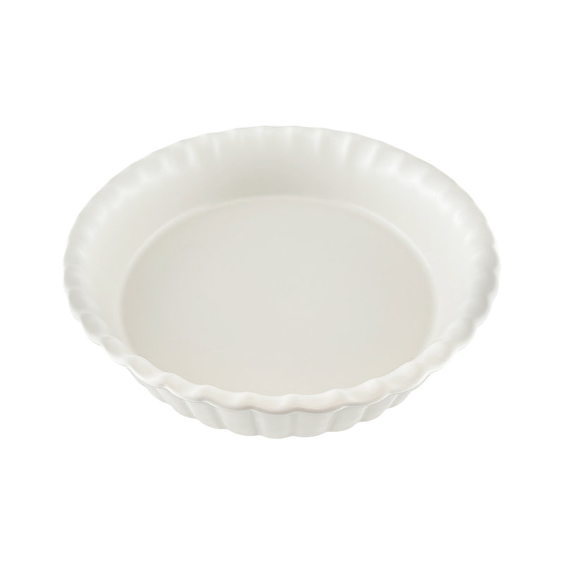 Plat à pâtisserie rond Canvas Home Lafayette, Blanc