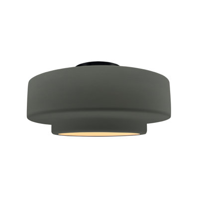 Ceramic LED Semi Flush Mount