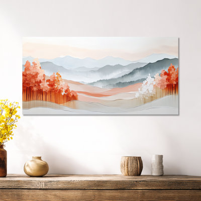 «Fall», impression murale en métal