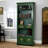Green Solid + Manufactured Wood  Display Cases