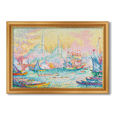 The Golden Horn, Constantinople, 1907 - Paul Signac - Toile encadrée sur mesure