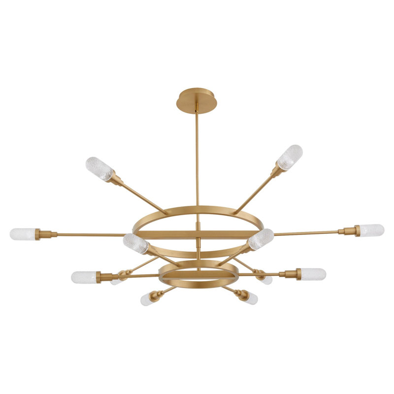 Augustin 60"/12LT CCT CHAND - AGB, Antique Brass