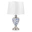Edie 57cm Toile de Jouy Vintage Style Table Lamp-953521567