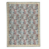 Hand-Knotted High-Quality Multi-Colored-Colored and Gold Area Rug