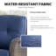Causeuse de patio en rotin avec coussins Esquer-1502559642
