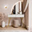 -QS dressing table with LED mirror-1937853465