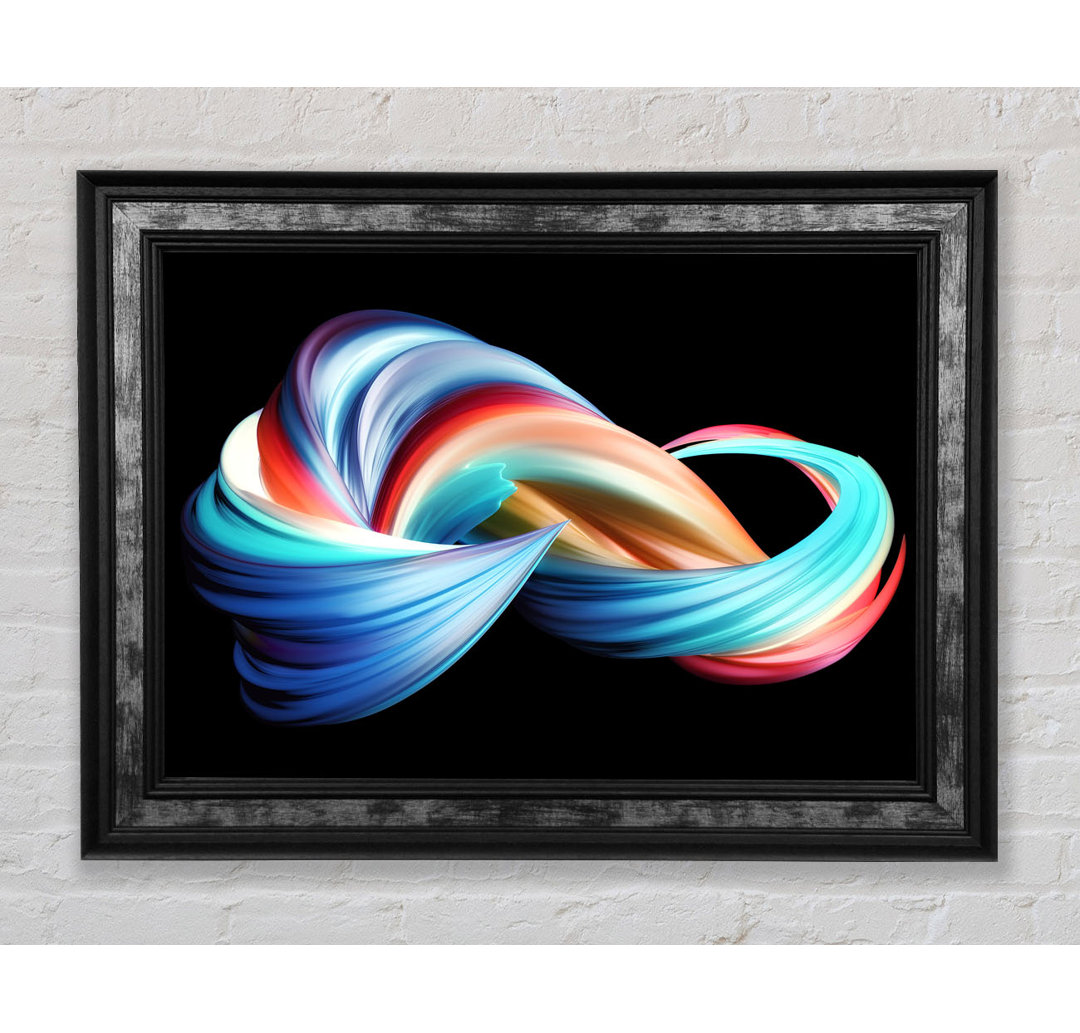 Swirling Jet Of Colours - Einzelner Bilderrahmen Kunstdrucke