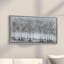 Peinture sur toile, cadre flottant