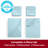 Mellanni 1800 Bed Sheet Set With DEEP Fitted Sheet Full Aqua-117192335-117192375