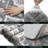 Boho Runner Rug 2X6 Ft Non Slip Washable Hallway Rug Runner Vintage Kitchen Runner Rug Floor Carpet,Grey