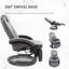Fauteuil inclinable manuel pivotant en polyuréthane