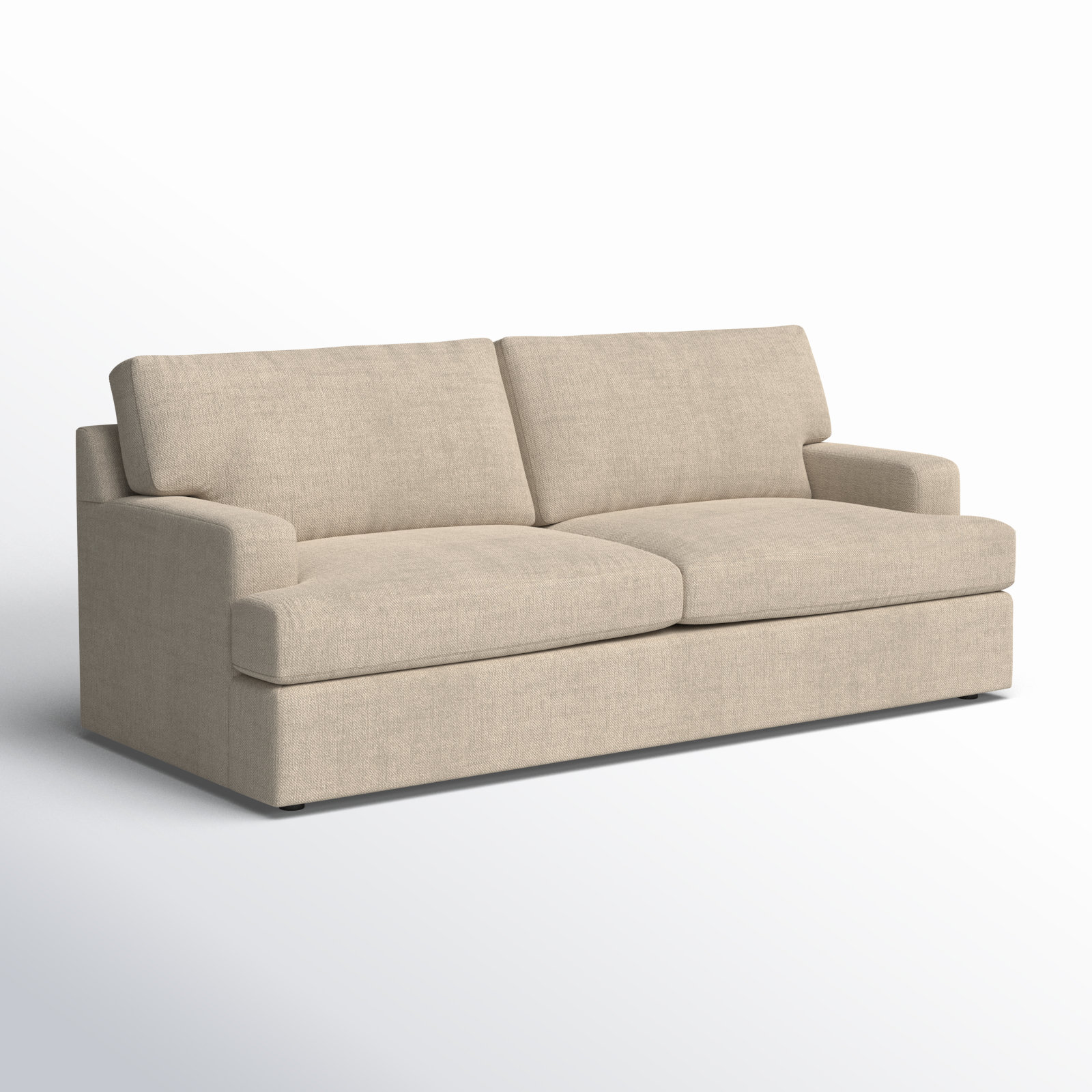 Cleo 84'' Sofa, Nomad Eggshell Crypton® Chenille
