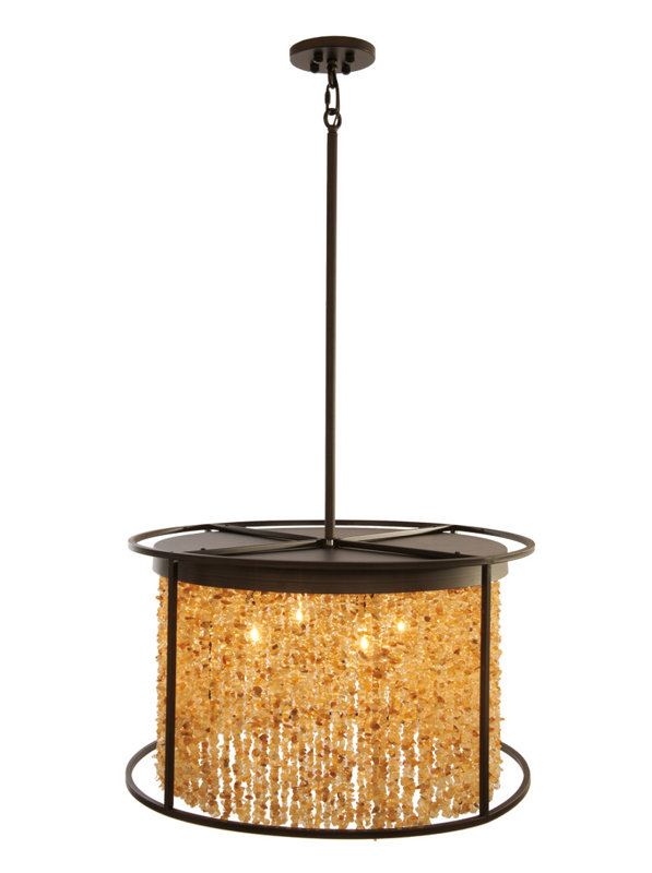 Soho 4 - Light Chandelier, Dark Bronze