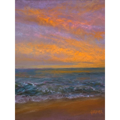 Tangerine Sky Print by Dina Gardner