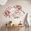 Adhésif décoratif pivoines sans dommages