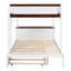 Lit superposé double avec lit gigogne simple, rangement et bureau, blanc et noyer-580853223-580853217